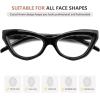 imageEyekepper Cateye Style Reading Glasses for Women Chic Readers  Rose Red 275Black