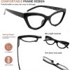 imageEyekepper Cateye Style Reading Glasses for Women Chic Readers  Rose Red 275Black