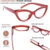 imageEyekepper Cateye Style Reading Glasses for Women Chic Readers  Rose Red 275Red
