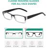 imageEyekepper Huge Metalless Reading Glasses with Screwless Spring Hinges 6 Pack Oversized Readers for Women 1504 Pairs Mix