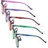 imageEyekepper Oval Spring Hinges Ladies Reading Glasses 150 Tortoise Frame Round Reader Eyeglasses for Women ReadingBlue Light Blockingb605 Pairs