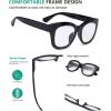 imageEyekepper Oversized Reading Glasses  Retro Readers for Women Reading  GreyTortoise Frame 200Black
