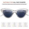 imageEyekepper Small Reading Glasses for Women Cateye Style Ladies ReadersGrey Lens