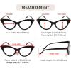 imageEyekepper Small Reading Glasses for Women Cateye Style Ladies ReadersGrey Lens