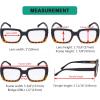 imageEyekepper Stylish Reading Glasses Women  Oversized Square Readers Black 275BlackTortoise