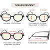 imageEyekepper Vintage 4pack Reading Glasses for Women Reading  Ladies Retro ReadersBlue Light Blocking Reading Glasses
