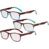 imageEyekepper 3 Pack Ladies Reading Glasses  Stylish Readers for Women Reading3 Pairs Mix