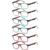 imageEyekepper 3 Pack Ladies Reading Glasses  Stylish Readers for Women Reading6 Pairs Mix