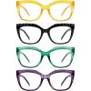 imageEyekepper 4Pack Reading Glasses for Women Rhinestone Readers Cateye Eyeglasses 2254 Pack Mix Color