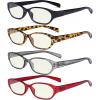 imageEyekepper 5 Pack Reading Glasses Women  Spring Hinge Ladies Readers 250Blue Light Blockingb404 Pairs