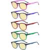imageEyekepper Oval Spring Hinges Ladies Reading Glasses 150 Tortoise Frame Round Reader Eyeglasses for Women ReadingBlue Light Blockingb605 Pairs