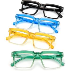 imageEyekepper 4Pack Design Reading Glasses for Women  Fashionable Oversized Readers 3504pcsmix