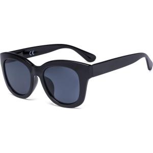 imageEyekepper Oversized Reading Glasses  Retro Readers for Women Reading  GreyTortoise Frame 200Grey Lens