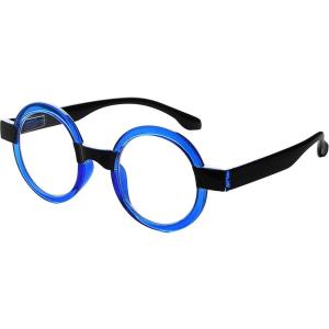 imageEyekepper Round Reading Glasses for Women Retro Readers Eyeglasses  BlueBlue