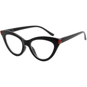 imageEyekepper Small Reading Glasses for Women Cateye Style Ladies ReadersBlack