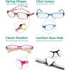 imageEyekepper 4 Pack Ladies Reading Glasses  Cute Readers with Colorful Polka Dots Patterned Temple for Women Reading 1754 Pairs Mix