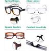 imageEyekepper 4 Pack Ladies Reading Glasses  Stylish Oversized Square Readers for Women4 Pairs Mix