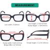 imageEyekepper 4 Pack Ladies Reading Glasses  Stylish Oversized Square Readers for Women4 Pairs Mix
