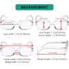 imageEyekepper 4 Pack Ladies Reading Glasses  Stylish Oversized Square Readers for Women4pcstransparent