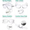 imageEyekepper 4 Pack Ladies Reading Glasses  Stylish Oversized Square Readers for Women4pcstransparent