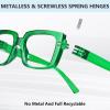 imageEyekepper 4 Pack Ladies Reading Glasses  Stylish Oversized Square Readers for Women6 Pack Mix Colornr9107