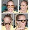 imageEyekepper 4 Pack Ladies Reading Glasses  Stylish Oversized Square Readers for WomenBlue Light Blockingb604 Pairs