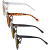 imageEyekepper 4 Pack Ladies Reading Glasses  Stylish Oversized Square Readers for WomenBlue Light Blockingb904 Pairs