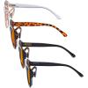 imageEyekepper 4 Pack Ladies Reading Glasses  Stylish Oversized Square Readers for WomenBlue Light Blockingb984 Pairs