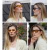 imageEyekepper 4 Pack Ladies Reading Glasses  Stylish Oversized Square Readers for WomenBlue Light Blockingb984 Pairs