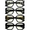 imageEyekepper 4 Pack Newish Reading Glasses for Women Readers 400Blue Light Blockingb404 Pairs