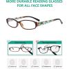 imageEyekepper 4 Pack Print Womens Reading Glasses  Ladies Fashion Small Readers for Women Reading 2504 Pairs Mix
