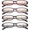 imageEyekepper 4 Pack Print Womens Reading Glasses  Ladies Fashion Small Readers for Women Reading 250Blue Light Blockingb404 Pairs