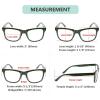 imageEyekepper 4 Pack Reading Glasses Polka Dots Classic Readers for Women Reading4pcsmix