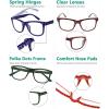 imageEyekepper 4 Pack Reading Glasses Polka Dots Classic Readers for Women Reading4pcsmix