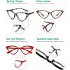 imageEyekepper 4pack Reading Glasses for Women Cateye Readers Oversized4 Pack Mix Color