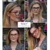 imageEyekepper 4pack Reading Glasses for Women Cateye Readers Oversized4 Pack Mix Color