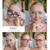 imageEyekepper 5 Pack Half Moon Reading Glasses for Women Stylish Readers5pcsmix