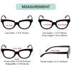 imageEyekepper 5 Pack Half Moon Reading Glasses for Women Stylish Readers5pcsmix