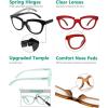 imageEyekepper 5 Pack Half Moon Reading Glasses for Women Stylish Readers5pcsmix