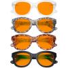 imageEyekepper 5 Pack Oversized Reading Glasses  Retro Readers for Women Include Sunshine Readers 175Blue Light Blockingb984 Pairs