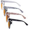 imageEyekepper 5 Pack Oversized Reading Glasses  Retro Readers for Women Include Sunshine Readers 175Blue Light Blockingb984 Pairs