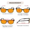 imageEyekepper 5 Packing Reading Glasses Women Large Frame Readers Men 225Blue Light Blockingb985 Pairs