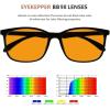 imageEyekepper 5 Packing Reading Glasses Women Large Frame Readers Men 225Blue Light Blockingb985 Pairs