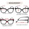 imageEyekepper 5Pack Square Reading Glasses for Women Large Frame Readers 2005pcsmix