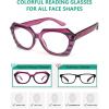 imageEyekepper 5pack Reading Glasses for Women Ladies Design Readers Oval Lens5 Pack Mix Color