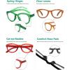 imageEyekepper Cat Eye Reading Glasses for Women 5Pack Oversize Ladies Readers5pcsmix2 Green