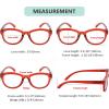 imageEyekepper Cat Eye Reading Glasses for Women 5Pack Oversize Ladies Readers5pcsmix2 Green