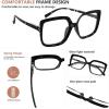imageEyekepper Reading Glasses for Women 4Pack Large Frame Readers Eyeglasses Oversize 275BlackTortoise
