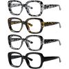 imageEyekepper 4 Pack Newish Reading Glasses for Women Readers 4004pcsmix