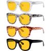imageEyekepper 5 Pack Oversized Reading Glasses  Retro Readers for Women Include Sunshine Readers 175Blue Light Blockingb904 Pairs
